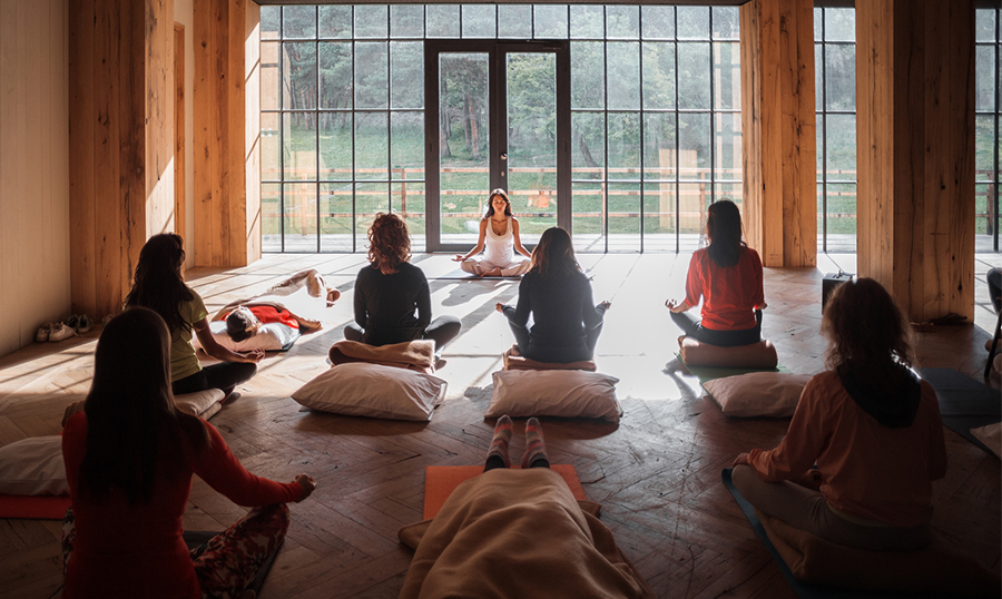 Meditation class