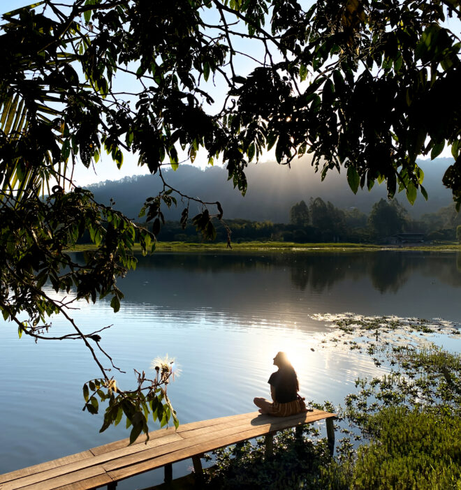 Meditation starts with your breath